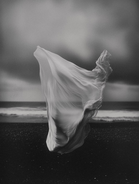 24 ghost sheet on beach Medium
